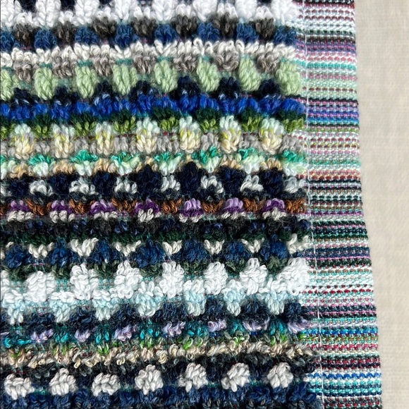 Deborah Connolly Bath Towel Set Striped Blue and Green 100% Cotton 2 Pc Set NEW - Picture 5 of 7